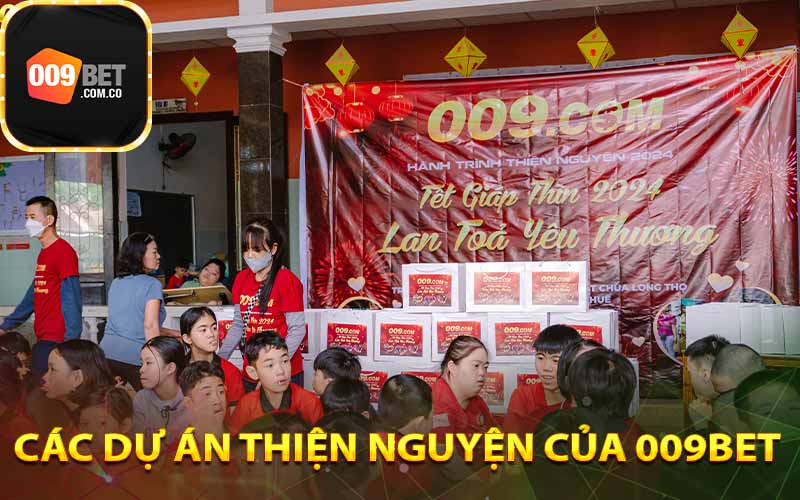 Các dự án thiện nguyện của 009Bet